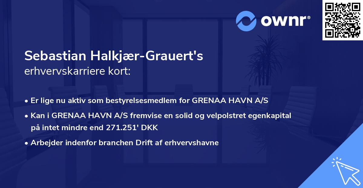 Sebastian Halkjær-Grauert's erhvervskarriere kort