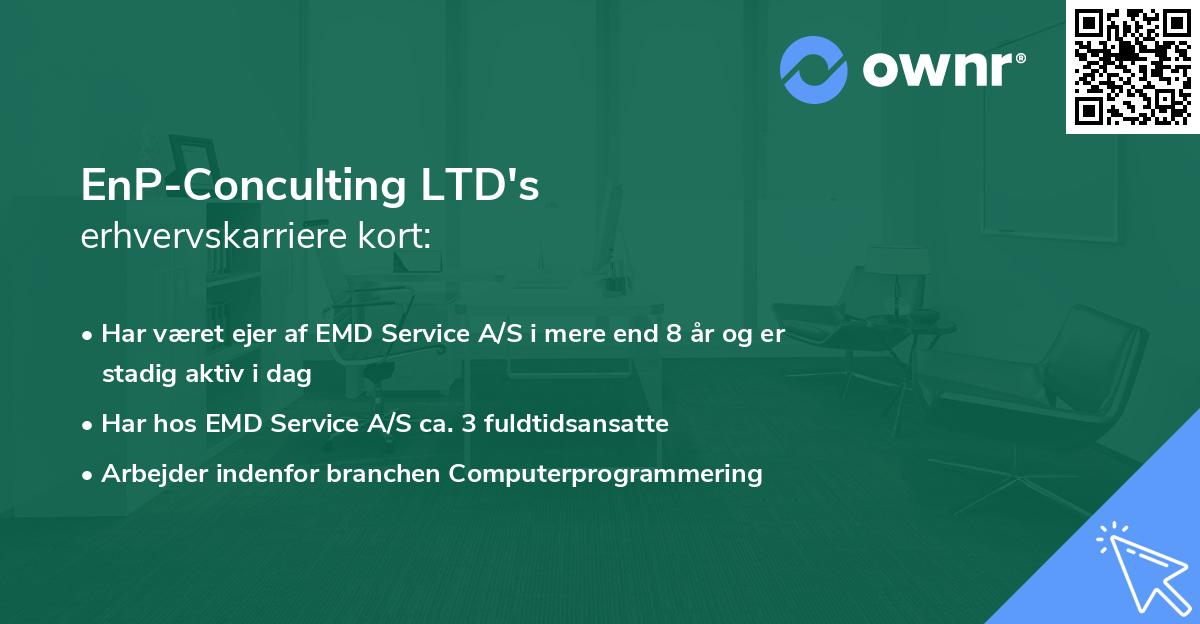 EnP-Conculting LTD's erhvervskarriere kort