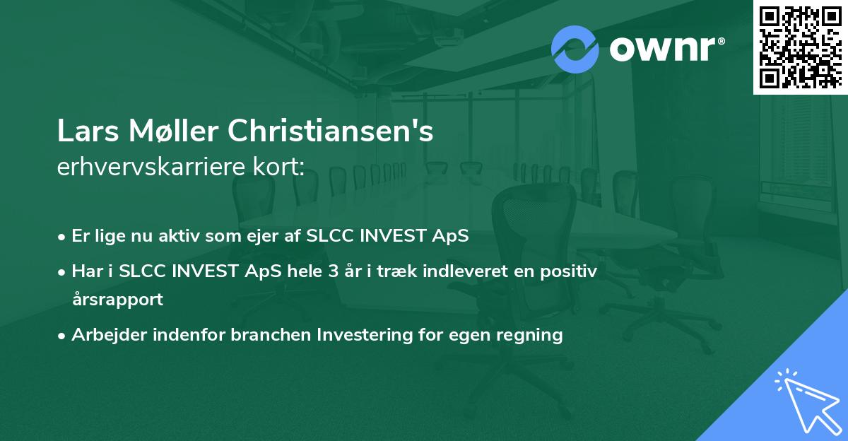 Lars Møller Christiansen's erhvervskarriere kort