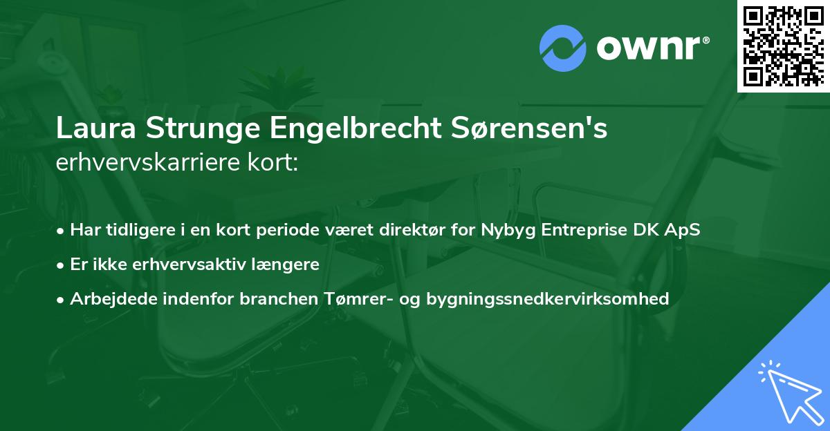Laura Strunge Engelbrecht Sørensen's erhvervskarriere kort
