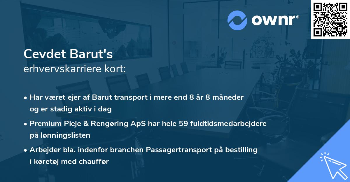 Cevdet Barut's erhvervskarriere kort