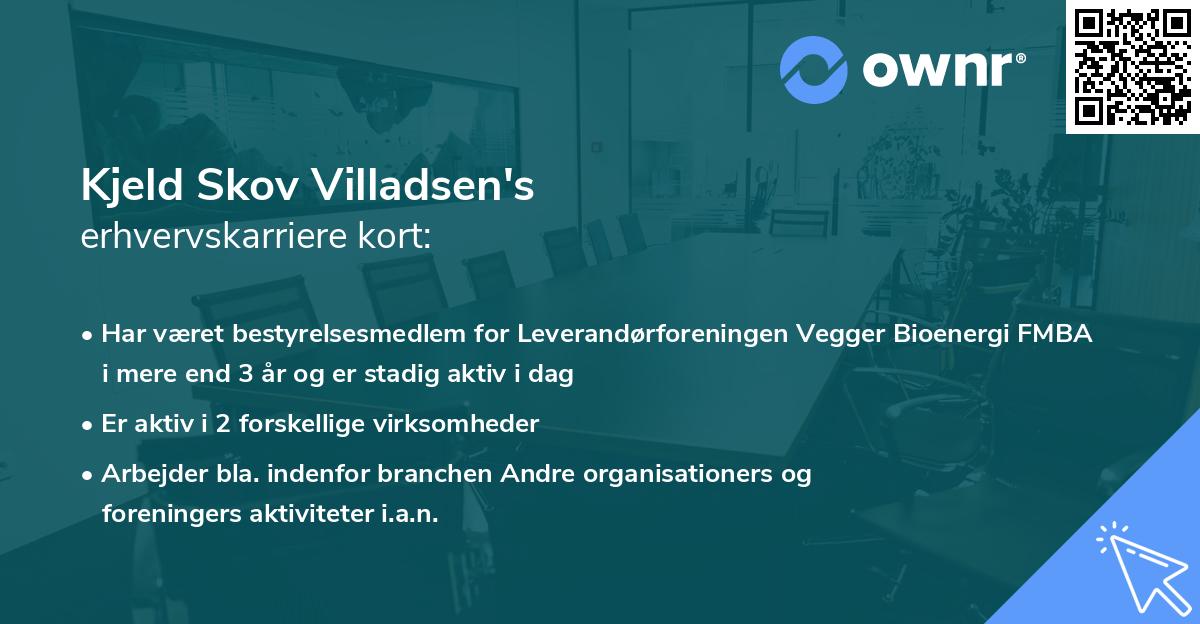 Kjeld Skov Villadsen's erhvervskarriere kort