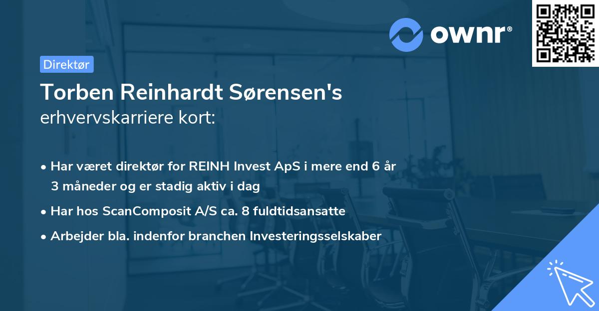 Torben Reinhardt Sørensen's erhvervskarriere kort