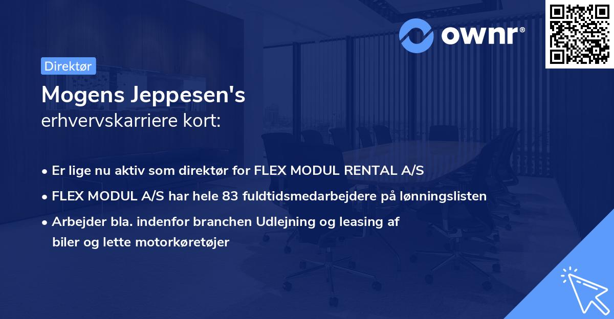 Mogens Jeppesen's erhvervskarriere kort