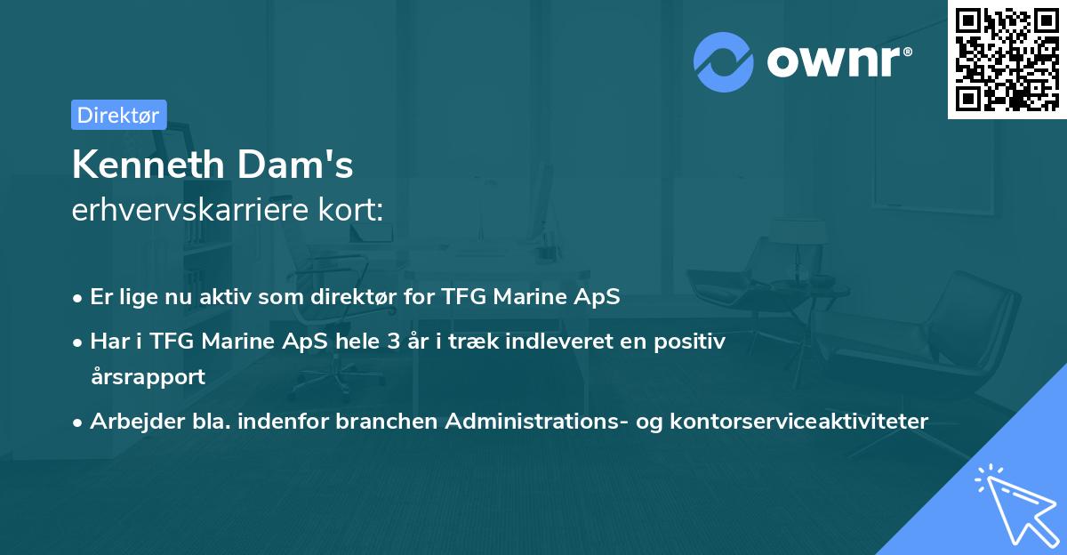 Kenneth Dam's erhvervskarriere kort