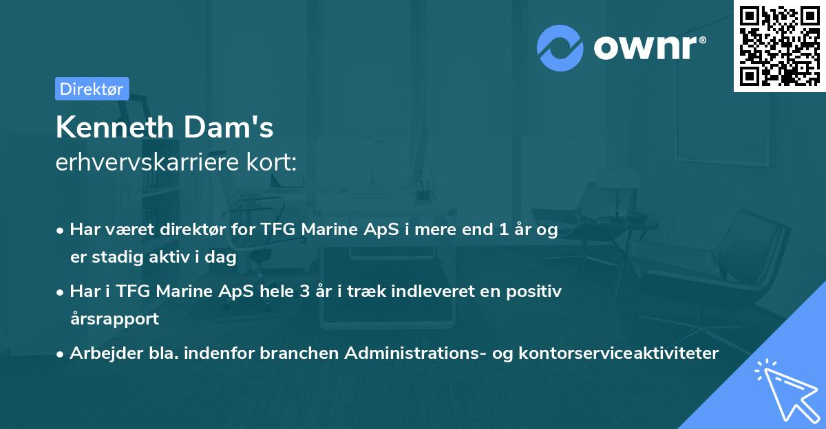Kenneth Dam's erhvervskarriere kort