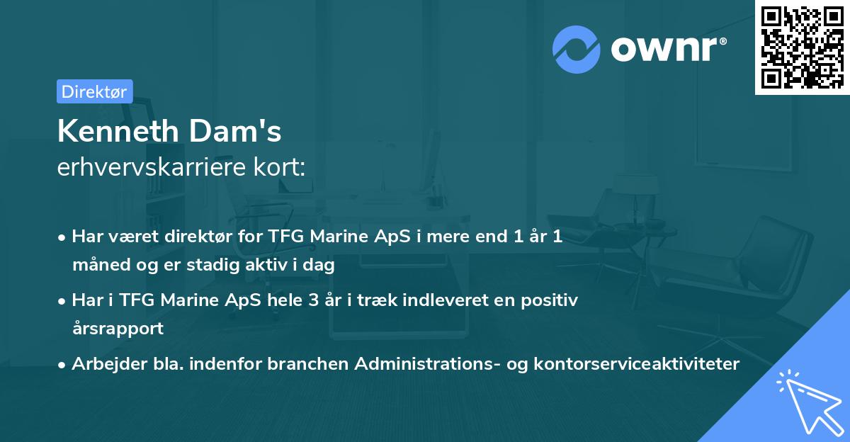 Kenneth Dam's erhvervskarriere kort