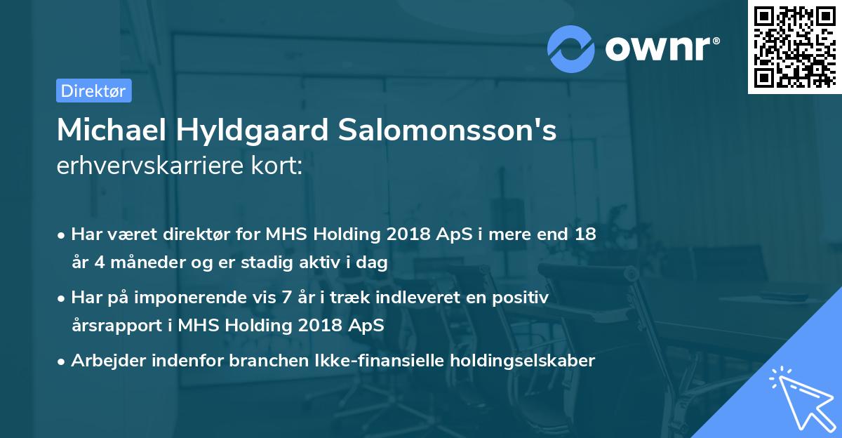 Michael Hyldgaard Salomonsson's erhvervskarriere kort