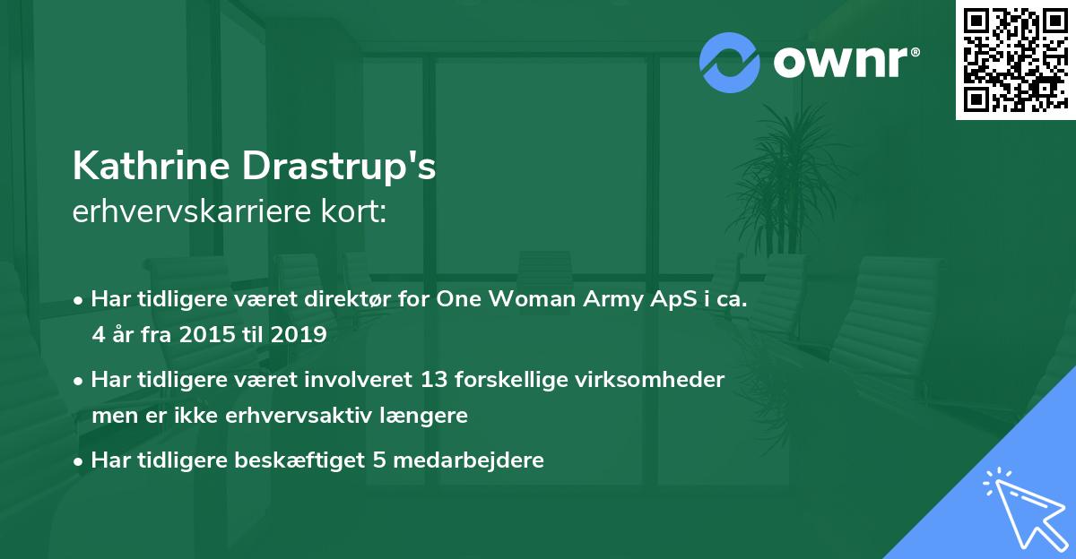 Kathrine Drastrup's erhvervskarriere kort