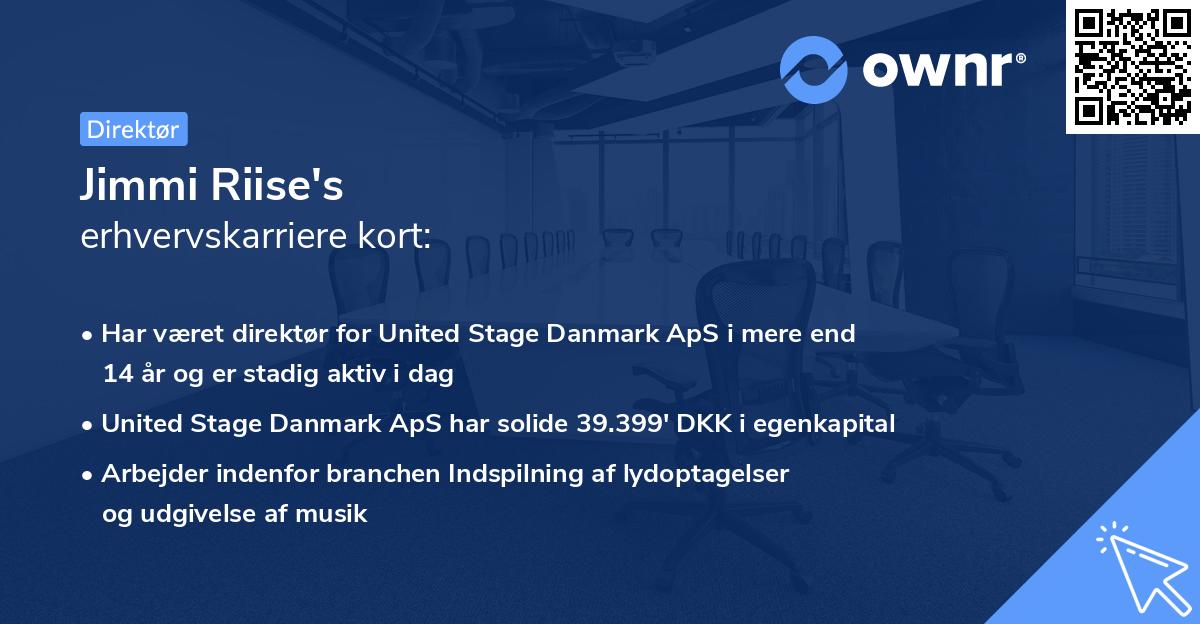 Jimmi Riise's erhvervskarriere kort