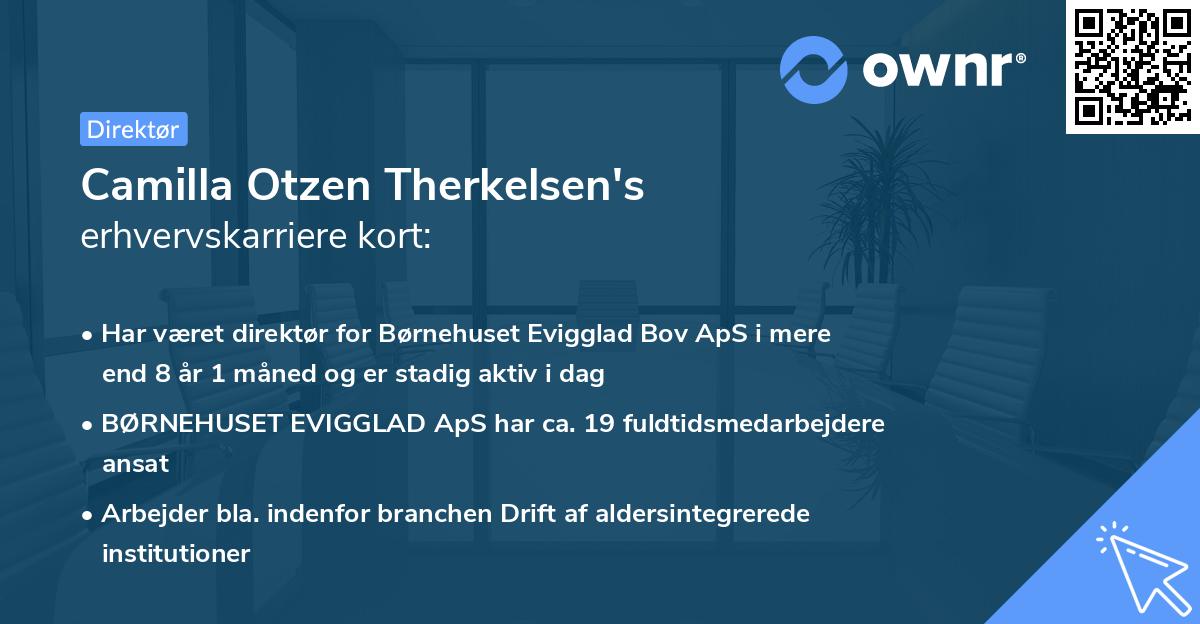 Camilla Otzen Therkelsen's erhvervskarriere kort