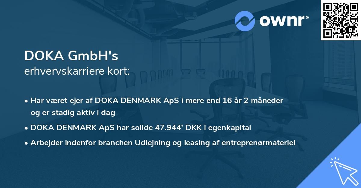 DOKA GmbH's erhvervskarriere kort