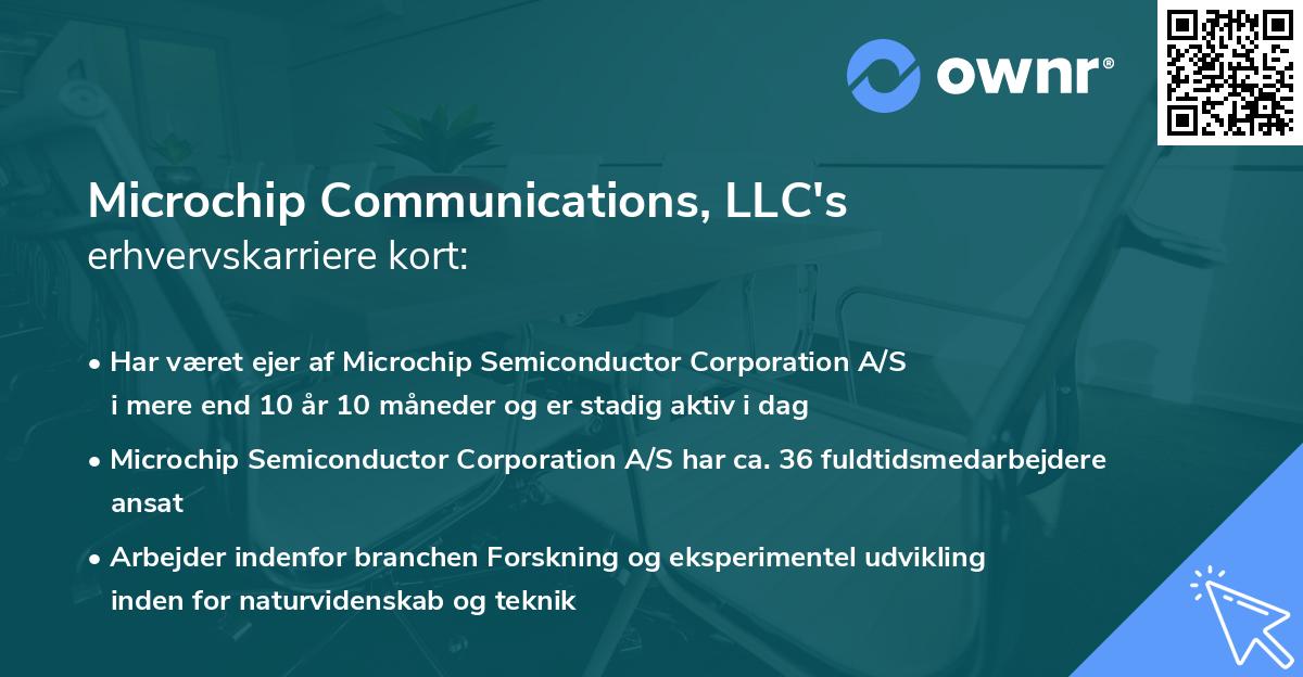 Microchip Communications, LLC's erhvervskarriere kort