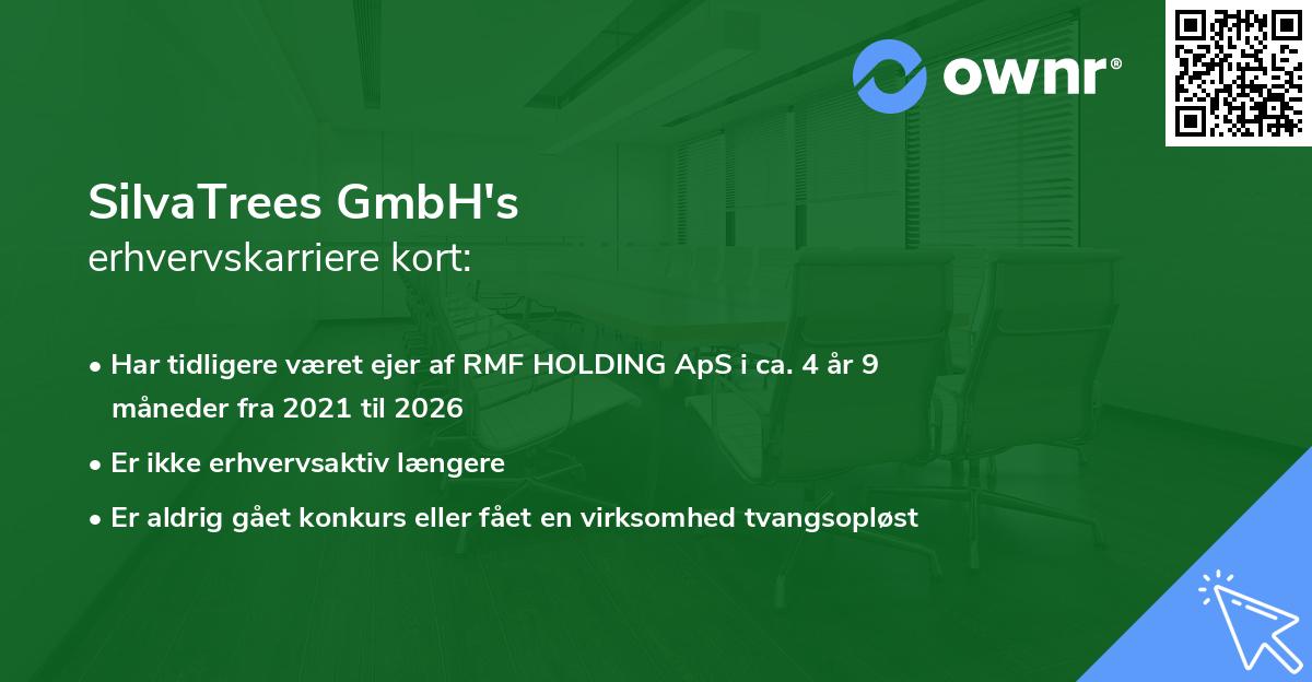 SilvaTrees GmbH's erhvervskarriere kort