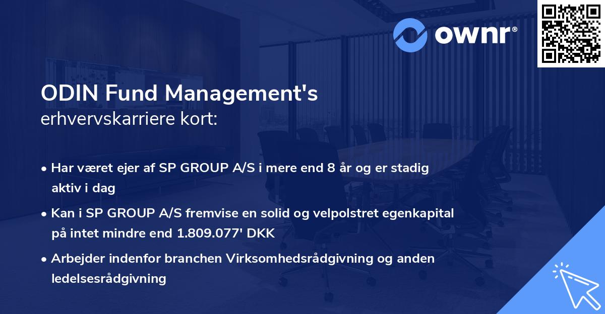 ODIN Fund Management's erhvervskarriere kort