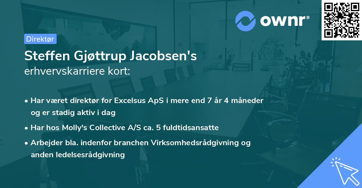Steffen Gjøttrup Jacobsen's erhvervskarriere kort