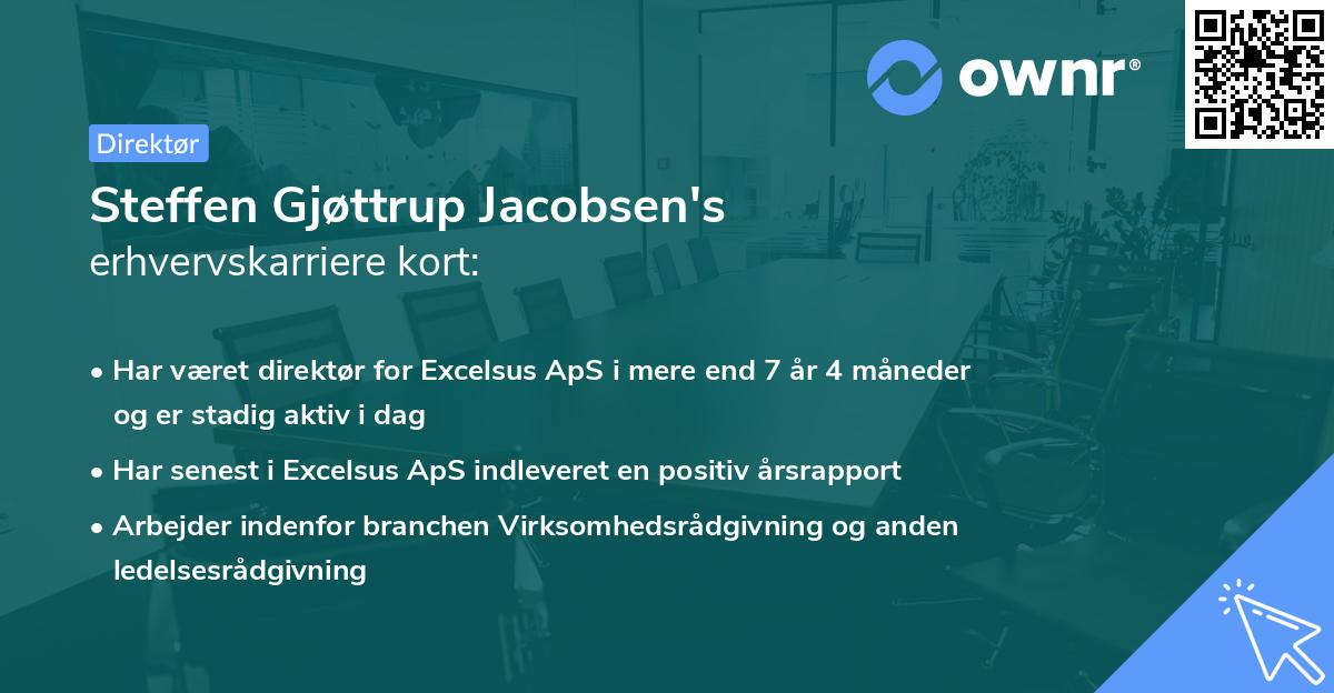 Steffen Gjøttrup Jacobsen's erhvervskarriere kort