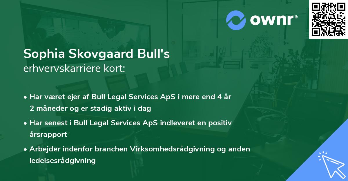 Sophia Skovgaard Bull's erhvervskarriere kort