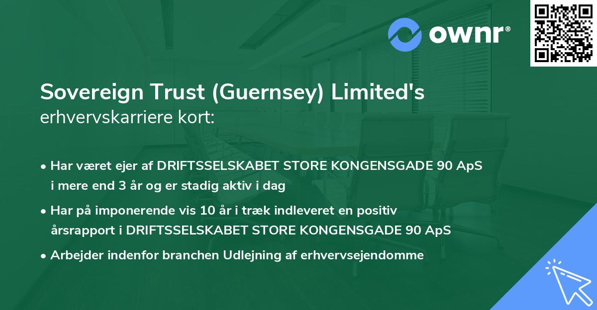 Sovereign Trust (Guernsey) Limited's erhvervskarriere kort