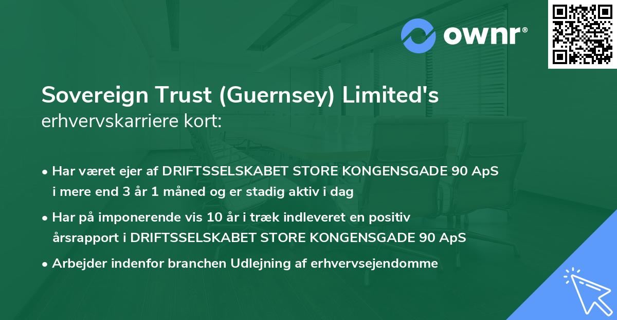 Sovereign Trust (Guernsey) Limited's erhvervskarriere kort
