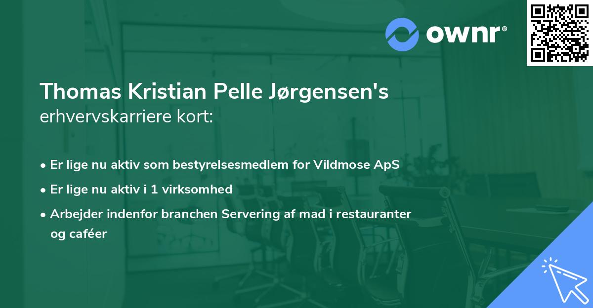 Thomas Kristian Pelle Jørgensen's erhvervskarriere kort