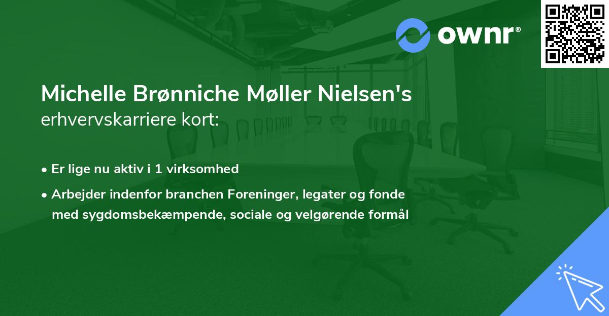 Michelle Brønniche Møller Nielsen's erhvervskarriere kort