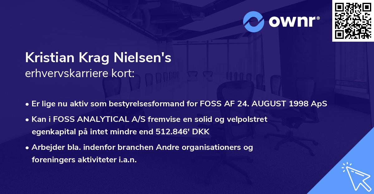 Kristian Krag Nielsen's erhvervskarriere kort