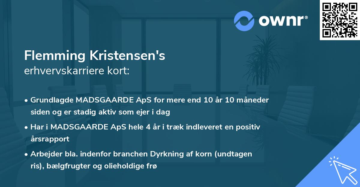 Flemming Kristensen's erhvervskarriere kort