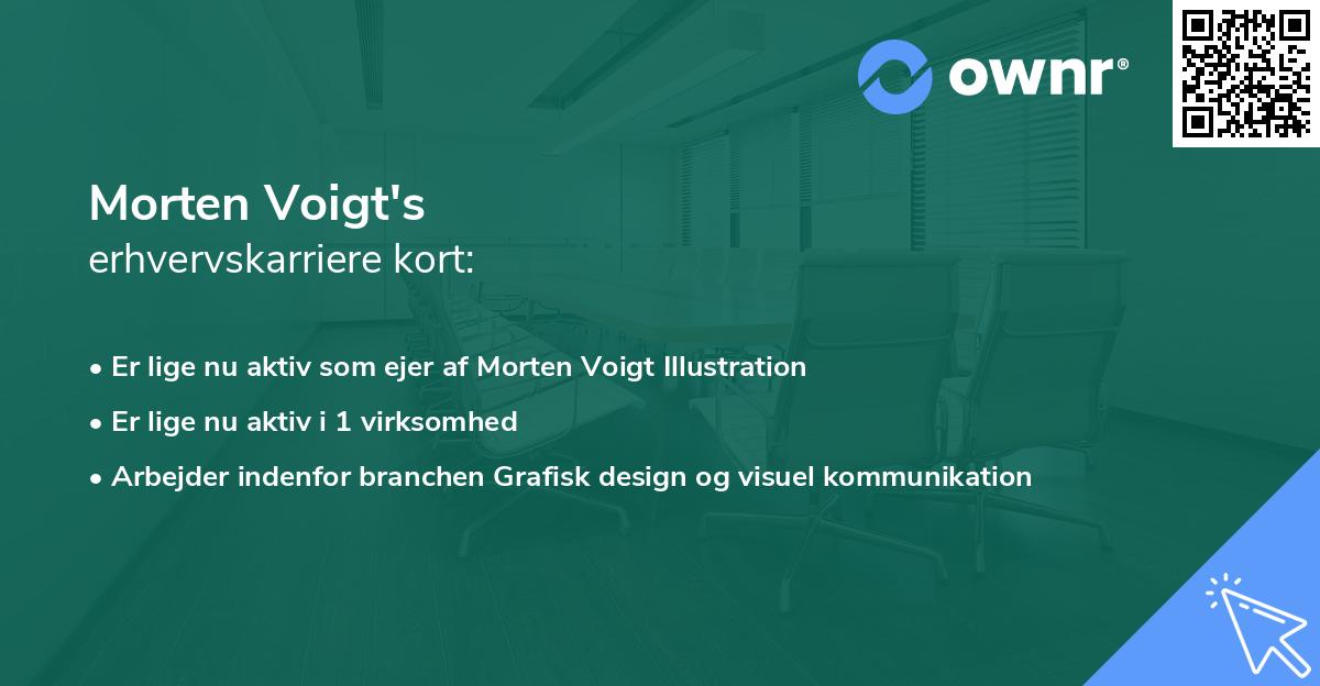 Morten Voigt's erhvervskarriere kort