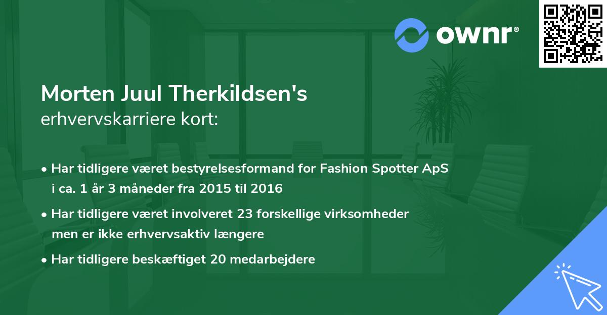 Morten Juul Therkildsen's erhvervskarriere kort