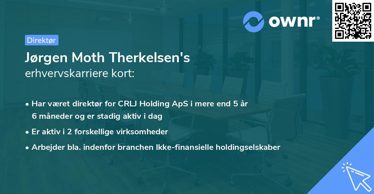 Jørgen Moth Therkelsen's erhvervskarriere kort
