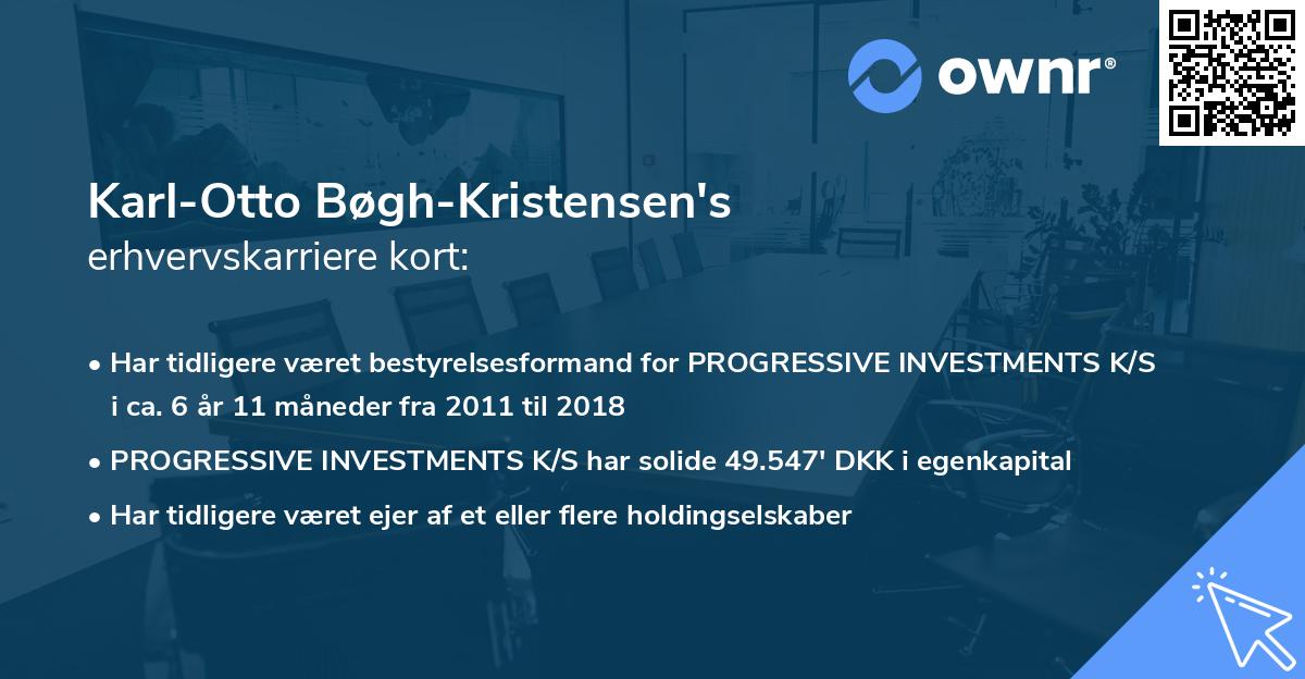 Karl-Otto Bøgh-Kristensen's erhvervskarriere kort