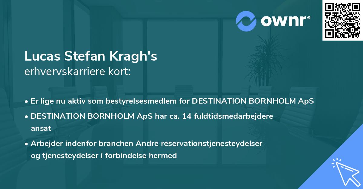 Lucas Stefan Kragh's erhvervskarriere kort