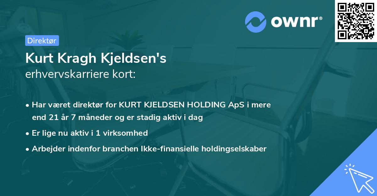 Kurt Kragh Kjeldsen's erhvervskarriere kort