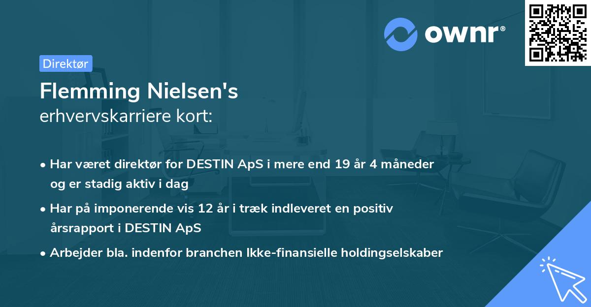 Flemming Nielsen's erhvervskarriere kort