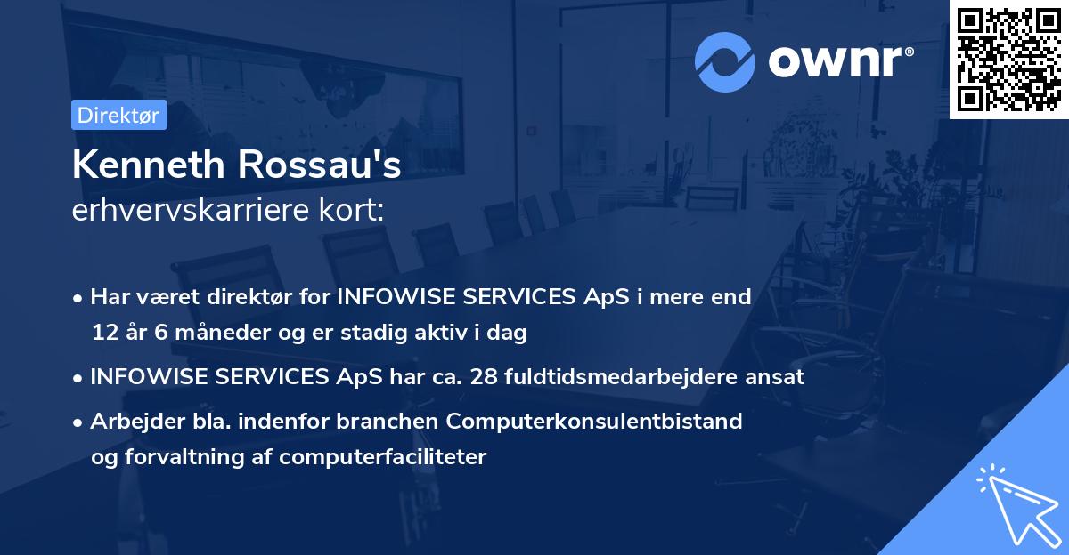 Kenneth Rossau's erhvervskarriere kort