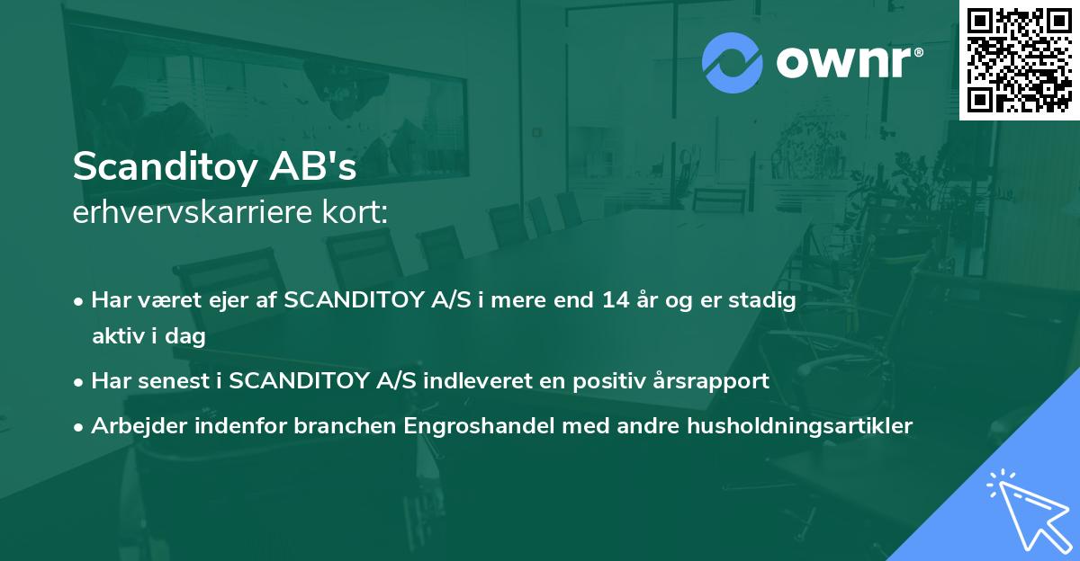 Scanditoy AB's erhvervskarriere kort