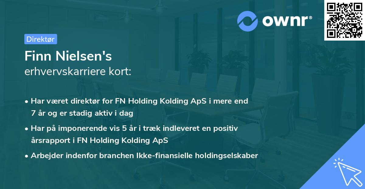 Finn Nielsen's erhvervskarriere kort