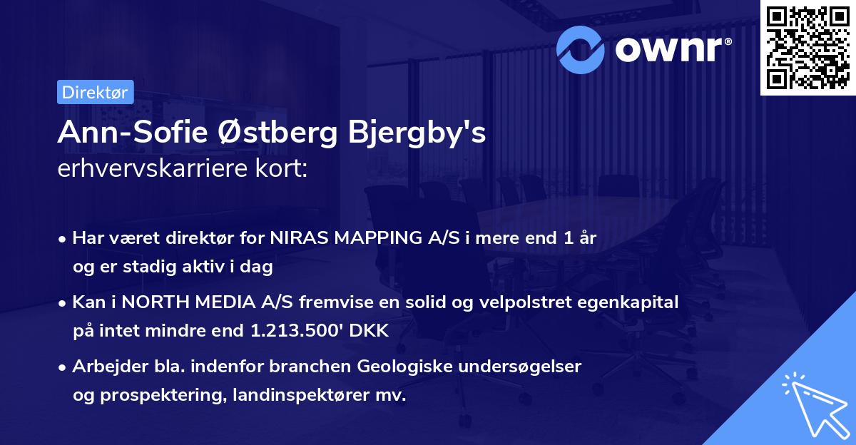 Ann-Sofie Østberg Bjergby's erhvervskarriere kort