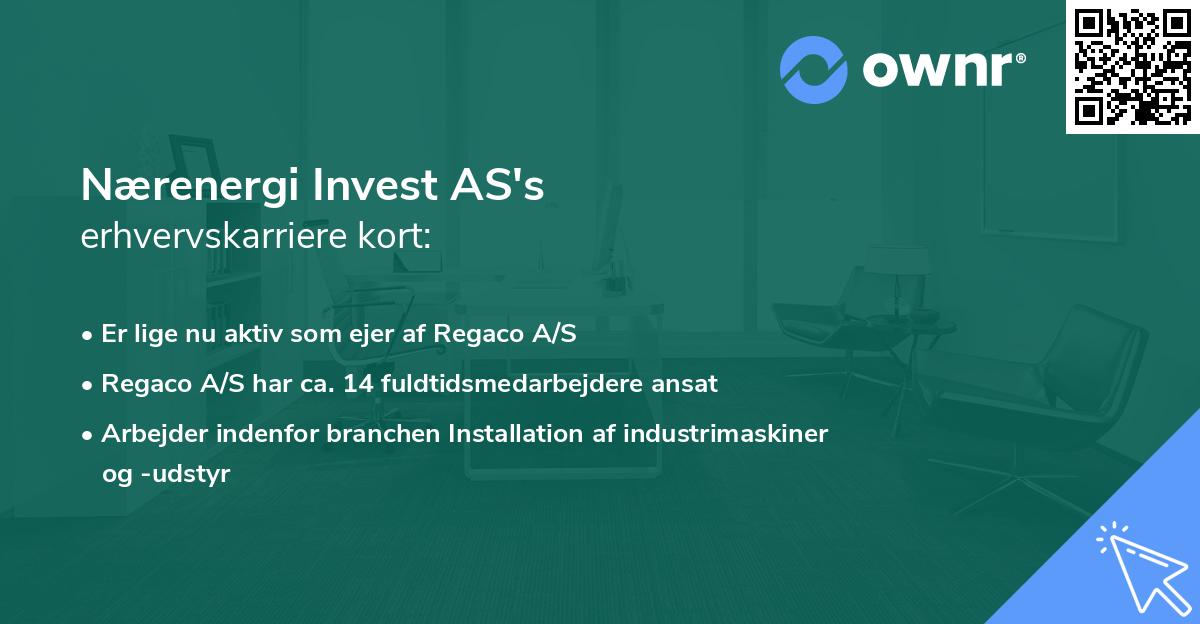 Nærenergi Invest AS's erhvervskarriere kort