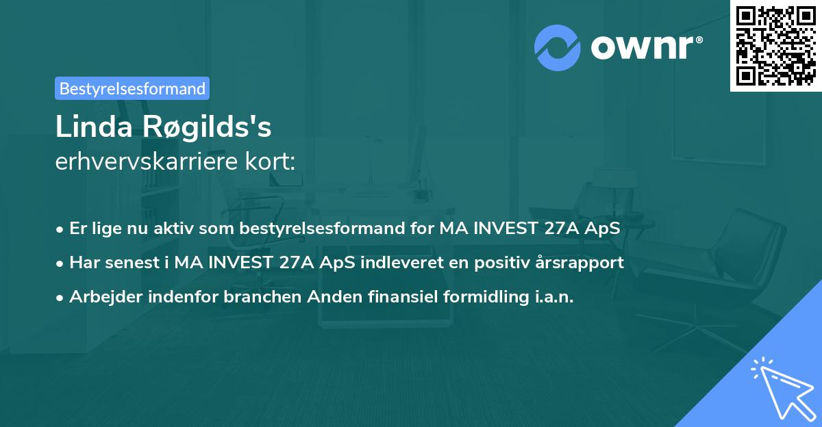 Linda Røgilds's erhvervskarriere kort