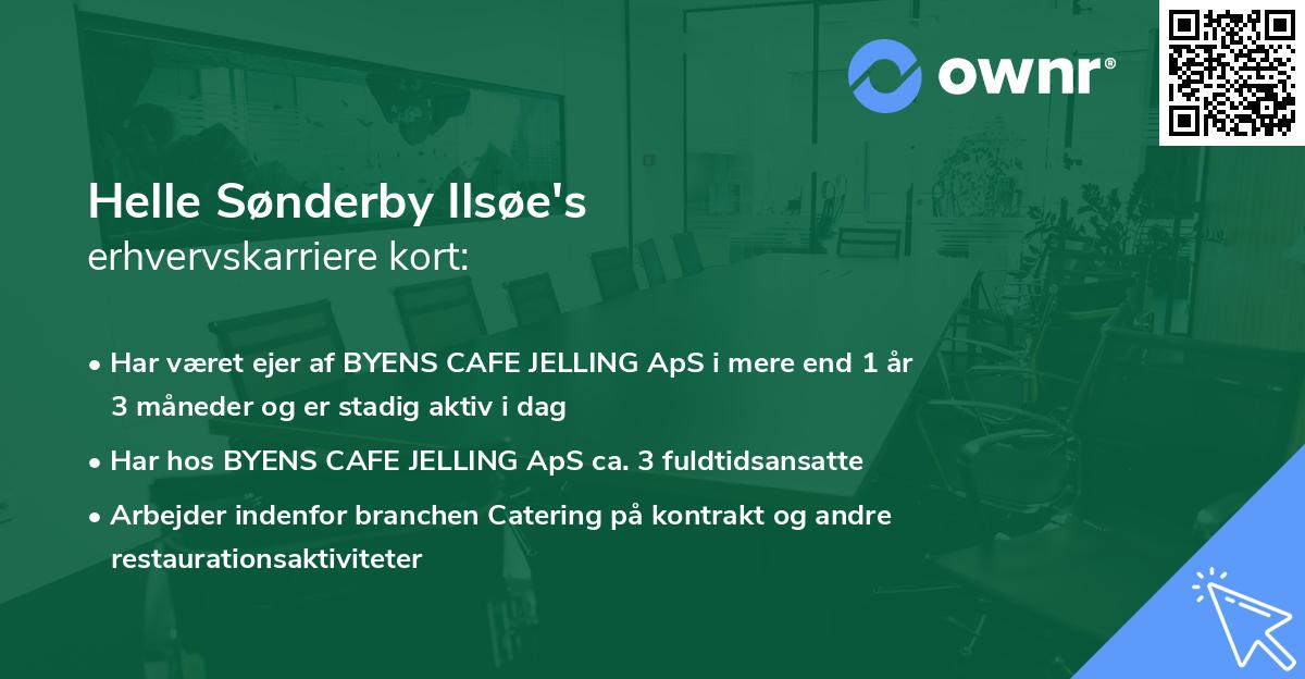 Helle Sønderby Ilsøe's erhvervskarriere kort