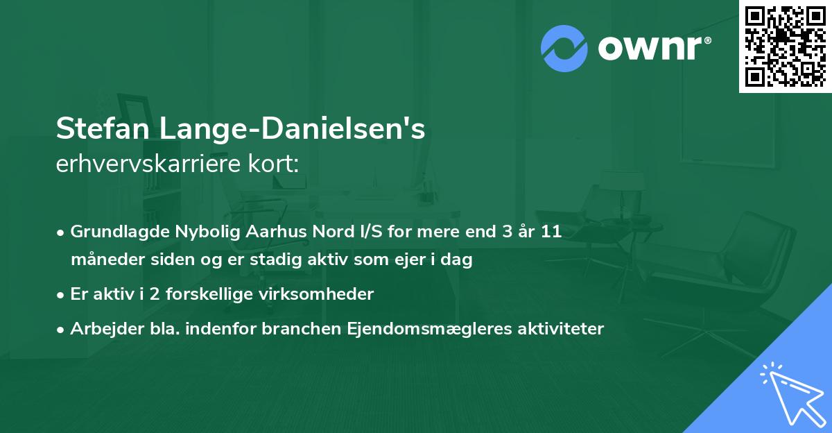 Stefan Lange-Danielsen's erhvervskarriere kort