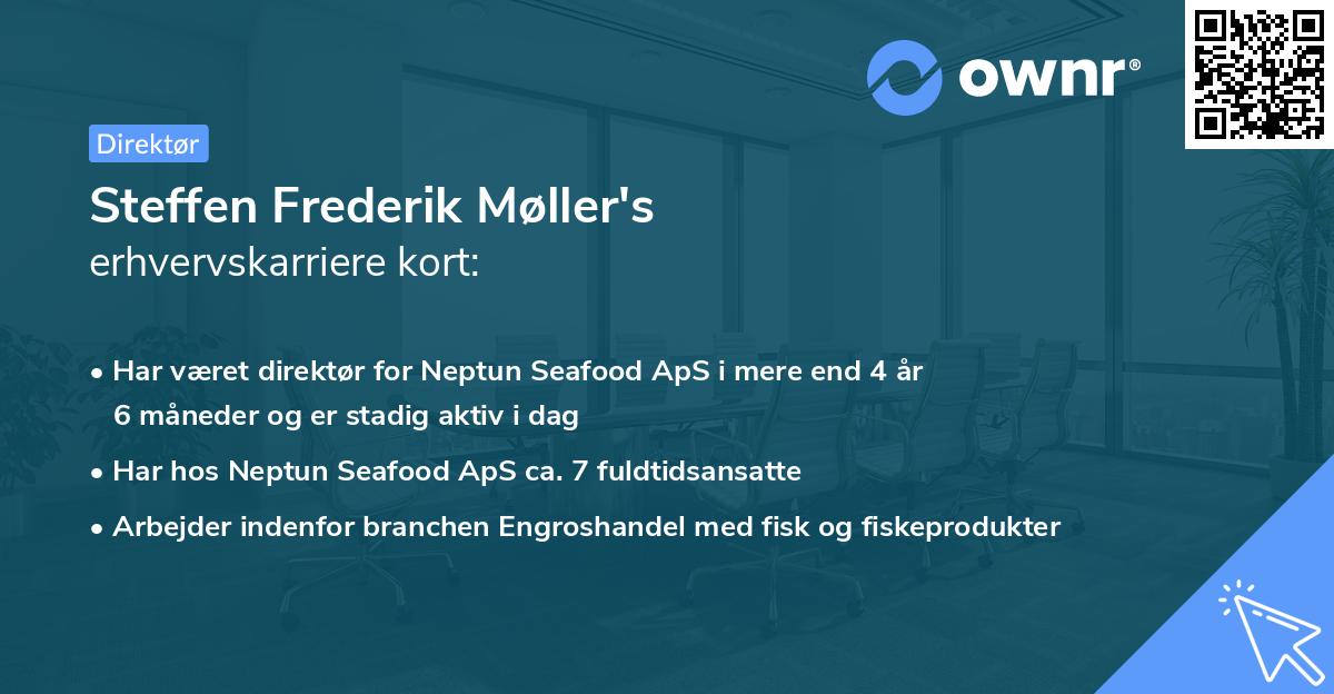 Steffen Frederik Møller's erhvervskarriere kort
