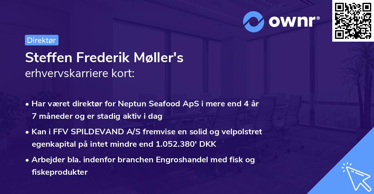 Steffen Frederik Møller's erhvervskarriere kort