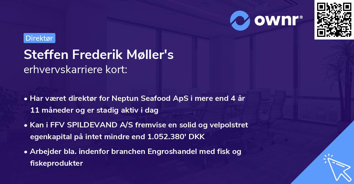 Steffen Frederik Møller's erhvervskarriere kort