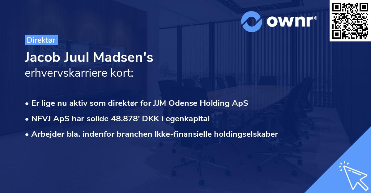 Jacob Juul Madsen's erhvervskarriere kort