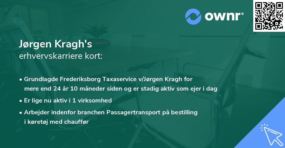 Jørgen Kragh's erhvervskarriere kort