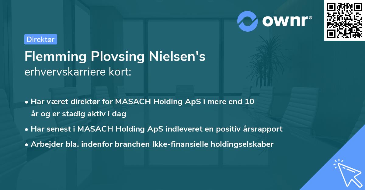 Flemming Plovsing Nielsen's erhvervskarriere kort