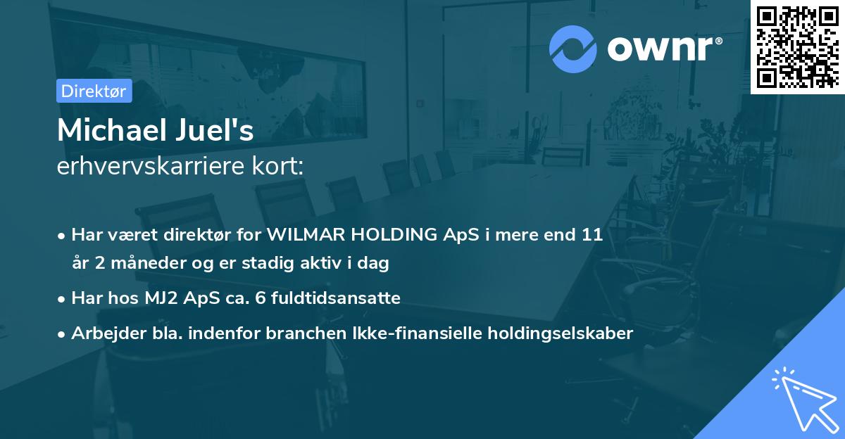 Michael Juel's erhvervskarriere kort
